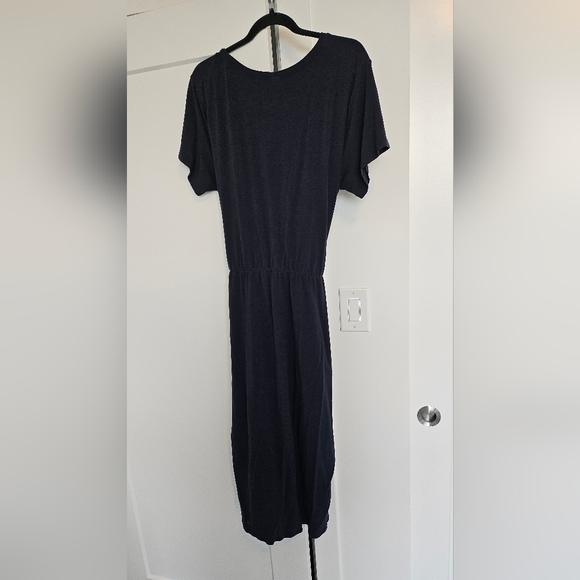 Smash + Tess Dark Blue Maxi Dress, Sz XL - Picture 3 of 4